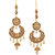 Lucky Jewellery Bridal Golden Color Alloy Gold Plated Wedding Jewellery Set For Girls  Women