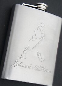 kudos Johnnie Walker Hip Flask 7Oz