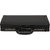 Charpe Black Leather Expandable Attache Brief Case Hard Sided with Combination Locks