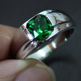 Emerald Ring Stone Panna 6.25 Ratti Ring Natural Stone Jaipur Gemstone.