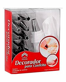 kudos Cake Icing Decorator Bag with 12pc nozzles set
