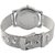 Wenlong Round Dial Silver Stainless Steel Analog Watch For Women
