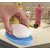 2 Pcs Silicone Cute Soap Holder  Soap dish  Soap Box for Bathroom Kitchen Dyning hall Hotel BLUE Color