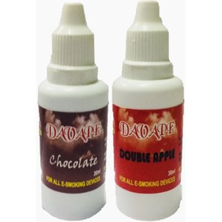 Buy DA Vape Chocolate Double Apple 60 ml E-Juice / E-Liquid Hookah Flavor /  Vape Flavor Online @ ₹1199 from ShopClues