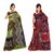 Fabwomen Multicolor Net Printed Saree With Blouse