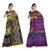 Fabwomen Multicolor Net Printed Saree With Blouse