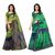 Fabwomen Multicolor Net Printed Saree With Blouse