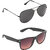 Zyaden Combo of 2 Aviator Sunglasses