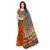 Fabwomen Multicolor Net Printed Saree With Blouse