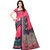 Fabwomen Multicolor Bhagalpuri Silk Printed Saree With Blouse