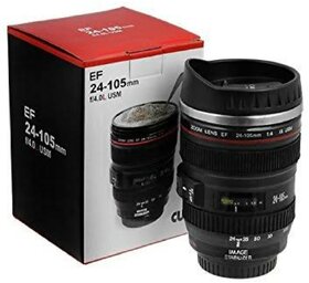 Right traders Camera Lens Shape Cup Coffee Tea Mug Stainless Steel