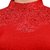 Janasya Women's Cotton Lycra Stretchable Readymade Blouse (BL041-65RED)