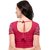 Janasya Women's Cotton Lycra Stretchable Readymade Blouse (BL049-83PINK)