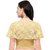 Janasya Women's Cotton Lycra Stretchable Readymade Blouse (BL056-185GOLD)