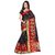 MANJULA'S WOMEN ETHNIC WEAR BLACK COLOUR SAREE WITH BLOUSE.