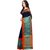 Janasya Women's Navy Blue Liva Silk Plain Saree With Unstitched Blouse