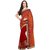 Janasya Women's Multi Moose Bandhej Saree With Unstitched Blouse