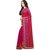 Janasya Women's Multi Moose Bandhej Saree With Unstitched Blouse