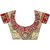 Janasya Women's Multi Moose Bandhej Saree With Unstitched Blouse