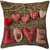 Kartik Craft Stylish Printed Jute Cushion Covers Set Of 5 Pillow Cover - Multicoloured (16X16 inches)
