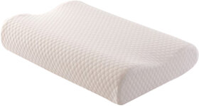 IMPORTIKAAH Contour Cervical Orthopaedic 4 Piece Memory Foam Pillow - 60x40 cm - White