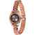 Beike White Dial Stone Work Women Wrist Watch