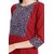 Janasya Women's Maroon Cotton Straight Printed Kurta