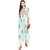 Janasya Women's Off White Cotton A-Line Floral Print Kurta