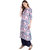 Janasya Women's Multicolor Crepe A-Line Floral Print Kurta