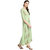 Janasya Women's Crepe A-Line Gold Foil Print Kurta