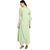 Janasya Women's Crepe A-Line Gold Foil Print Kurta
