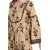 Janasya Women's Beige Cotton Anarkali Floral Print Kurta