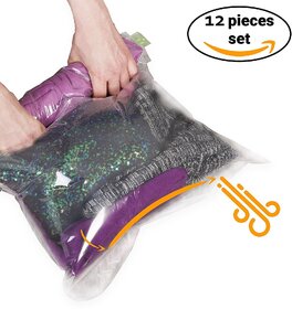 IMPORTIKAAH Travel Storage Bags for Clothes - Compression Bags for Travel