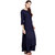 Janasya Women's Blue Rayon Straight Plain Kurta With Dupatta  Palazzo
