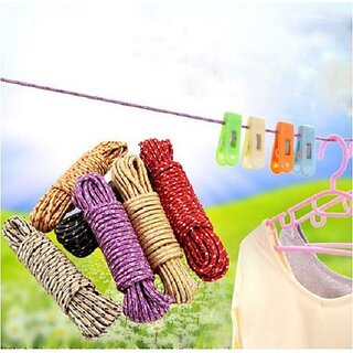 kudos 20m Drying Clothes  Multipurpose Use Nylon Outdoor Laundry Clothesline Rope (Rassi).