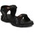 Feet Culture Men's Black Nubuck Leather Casual Sandal
