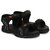 Feet Culture Men's Black Nubuck Leather Casual Sandal