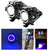 STAR SHINE U7 LED Fog Light Bike Driving DRL Fog Light Spotlight, High/Low Beam, Flashing-With Blue Angel Eyes Light Ring (Pack of 2) U 7 Led Fog Light Blue Angel Eye (Blue)  Free 1 PC Switch For Hero MotoCorp Splendor Pro Classic