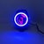 STAR SHINE U7 LED Fog Light Bike Driving DRL Fog Light Spotlight, High/Low Beam, Flashing-With Blue Angel Eyes Light Ring (Pack of 2) U 7 Led Fog Light Blue Angel Eye (Blue)  Free 1 PC Switch For Hero MotoCorp Splendor Pro Classic