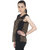 Masklifestyle Women Yellow Printed Creape Top