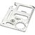 SNR 11 in 1 Stainless Steel Multi Function Pocket Credit Card Size Tool Kit.