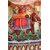 Janasya Women's Orange Digital Print Poly Silk Anarkali Kurti