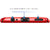 Stuffcool Corsa Ultra Slim Sporty Textured Hard Back Case Cover for OnePlus 6 - Red