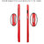 Stuffcool Corsa Ultra Slim Sporty Textured Hard Back Case Cover for OnePlus 6 - Red