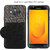 Stuffcool Eto Elegent  Stylish PU Leather Back Case Cover for Samsung Galaxy J7 Duo - Black