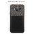 Stuffcool Eto Elegent  Stylish PU Leather Back Case Cover for Samsung Galaxy J7 Duo - Black