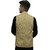 Rajniti Jawahar Cut Cotton Yellow  Jacket For Men