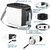 Style Maniac Portable Fridge 12v 6l Auto Mini Car Travel Fridge Abs Multi-f.