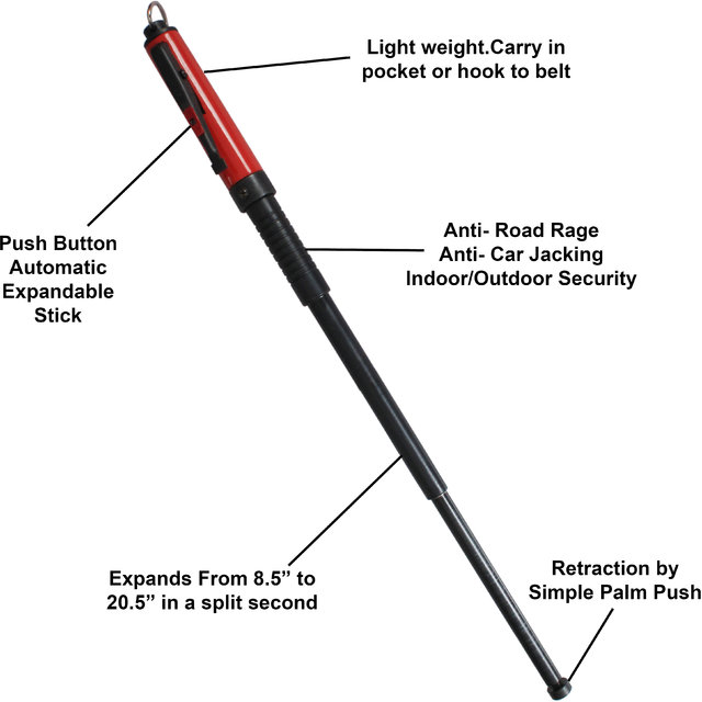 Buy AutoStick Push Button Automatic Expandable Multi-purpose Stick ...