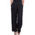 Pixie Formal Rayon Palazzo Pant / Trouser in Combo for Women with 2 Side Pocket (Pack of 1) - Black
